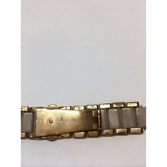 Michael Kors Watch Band Bracelet Links Case Use For Parts Used 20/18mm Poor T527 - Picture 6 of 7